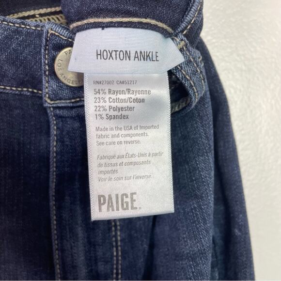 Paige Ankle Jeans Med Wash Denim 27 Hoxton - Picture 9 of 9
